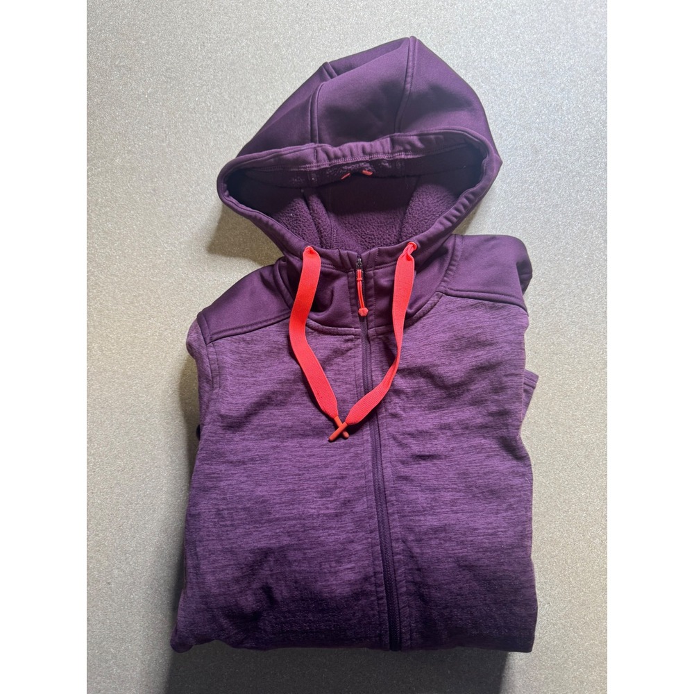 Under Armour ColdGear Fitted Full Zip Hoodie‎ Purple Activewear Jacket